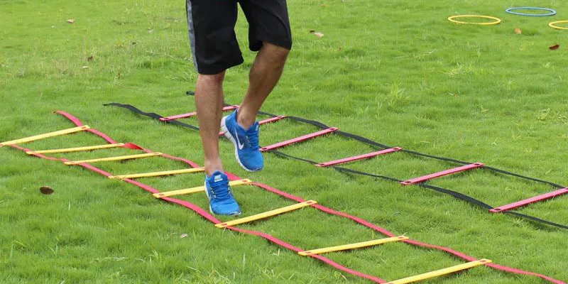 New fitness equipment thin sheet training soft ladder step ladder football training enhancement system manufacturer direct sales