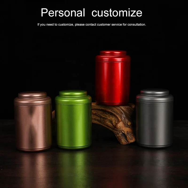 Eco Friendly Matte White Coffee Beans Tin Matcha Tea Packaging Tin Box Gift Metal Cans For Loose Tea