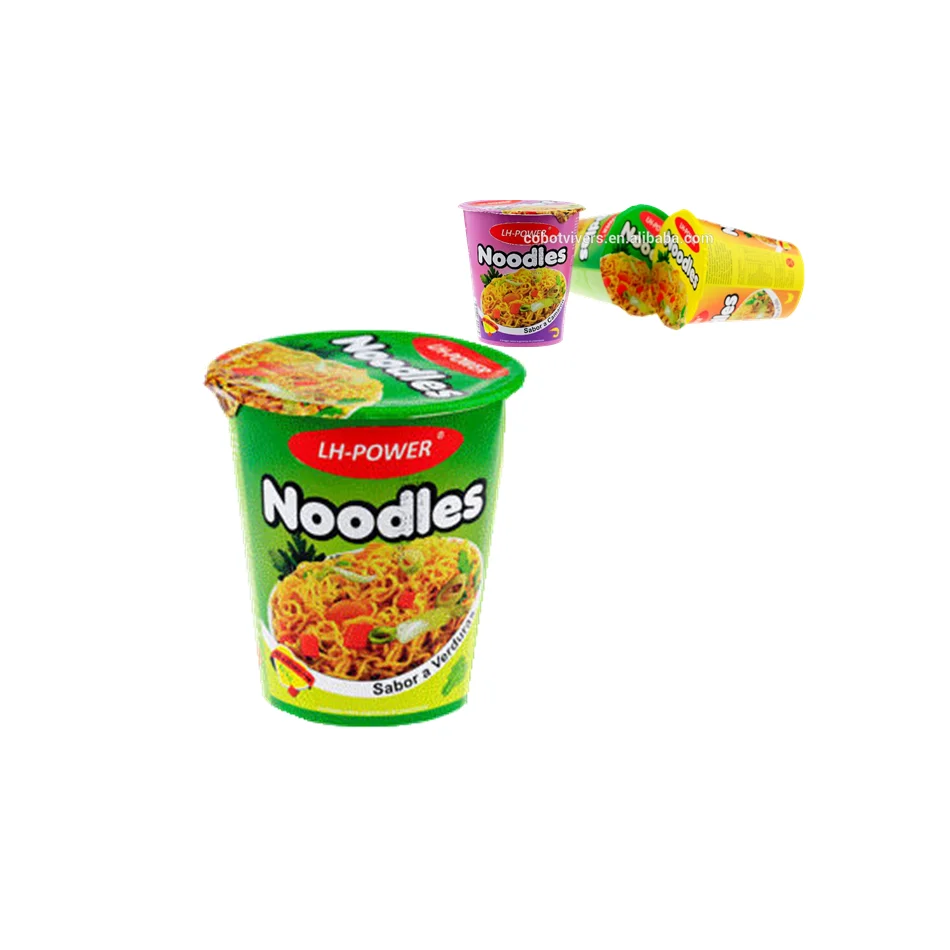 65 g halal cup of instant noodles, cup of noodles pasta shrimp flavor