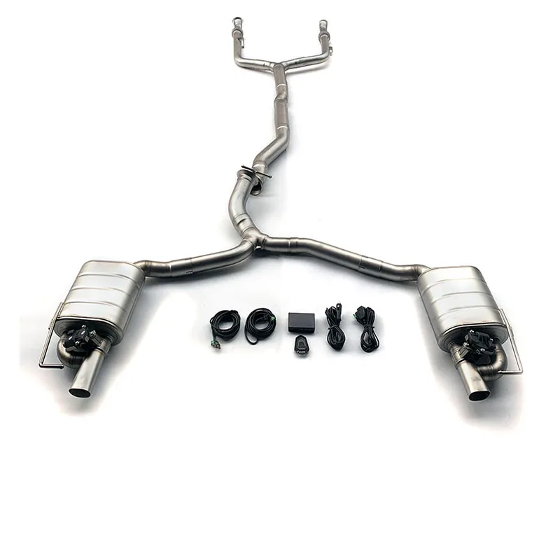 High Quality Ss304 Catback Tuning Exhausts System Performance Exhaust For Mercedes-benz C43 Glc43 Amg 3.0t 2017-2023