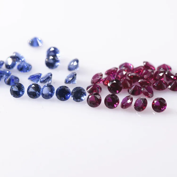 5A Round 1mm 2mm 3mm Jewelry making  synthetic gems wholesale Loose small sapphire gemstone