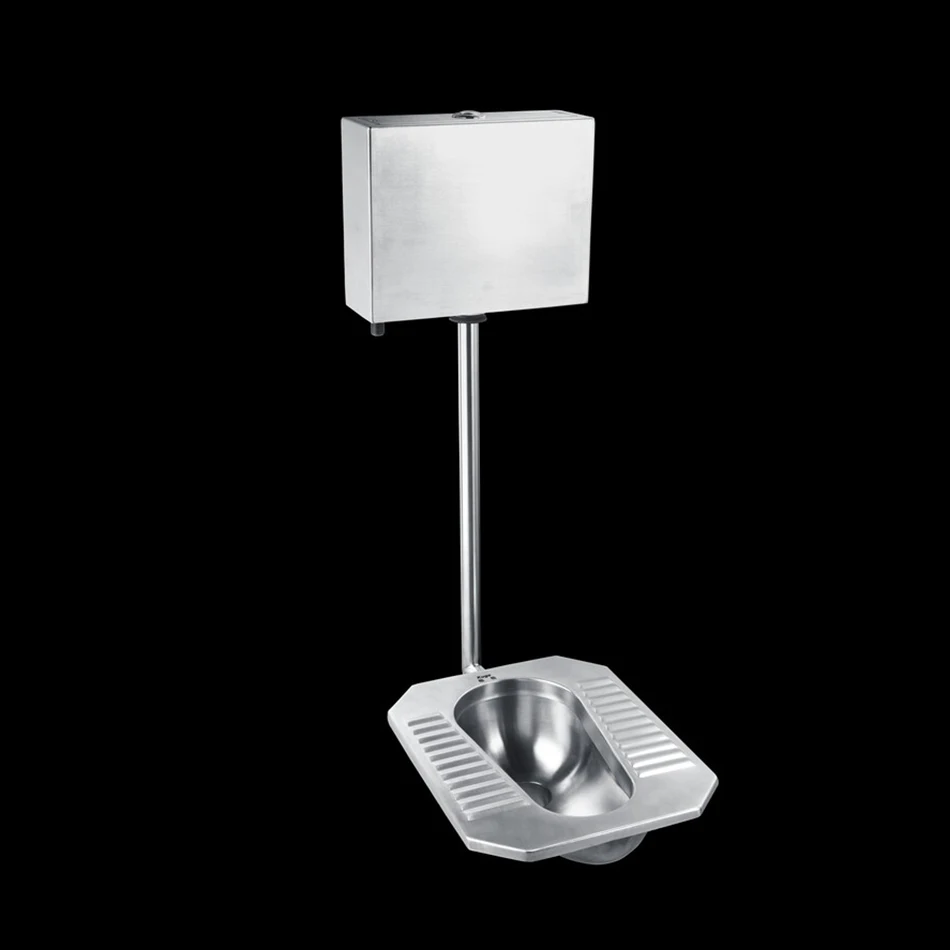 Commercial turkish squat toilet stainless steel piss wc squatting pan