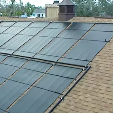EPDM  rubber solar collector  , flat pool solar  collector  on the roof