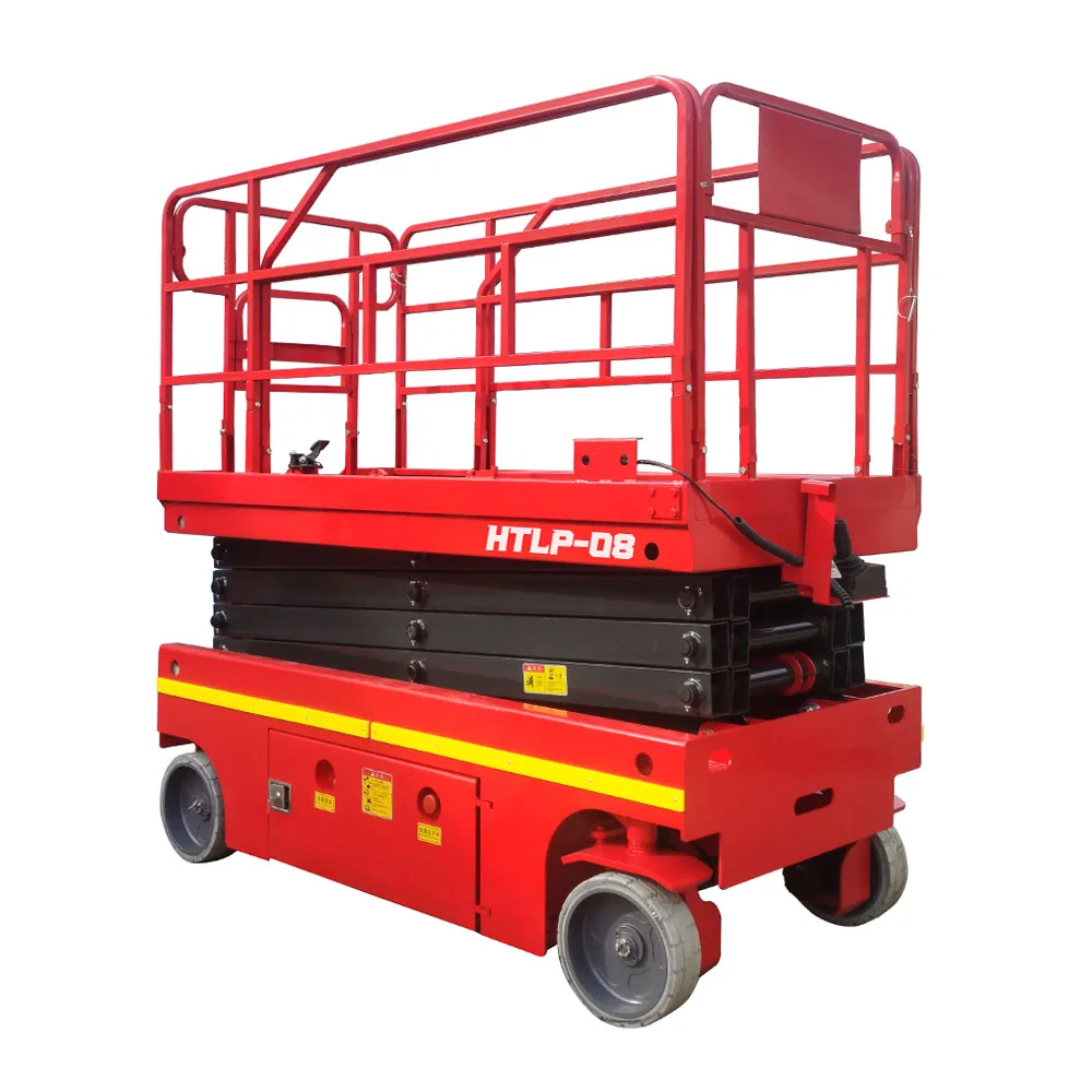 6m 8m 10m 12m 14m 16m 18m Aerial Work Mobile Scissor Man Lift Table Hydraulic Electric Movable Scissor Lift Platform