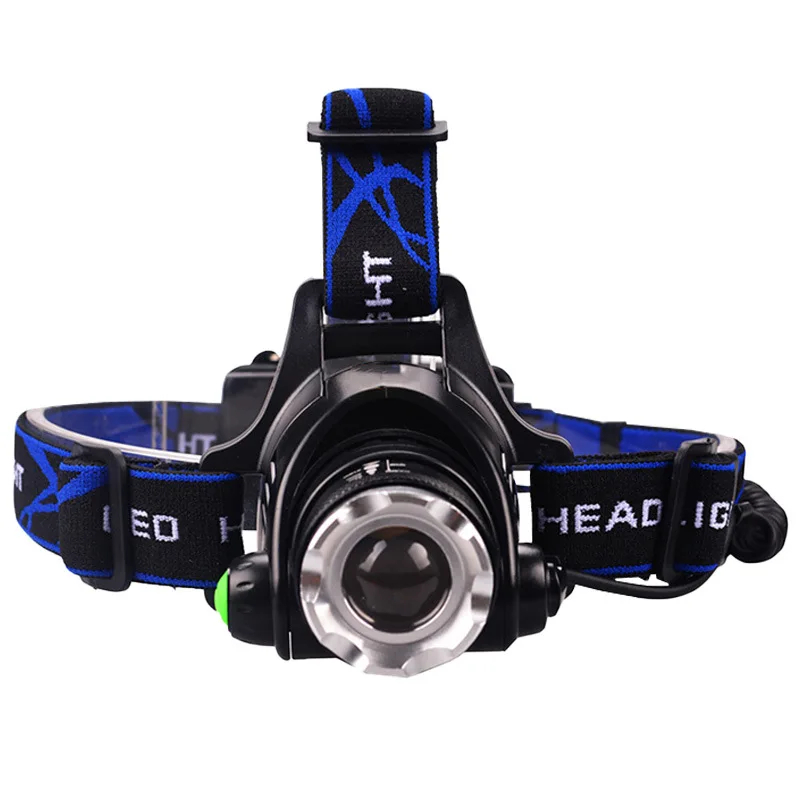 2022 hot selling LED headlight high power strong light long distance rechargeable Zoom Outdoor Lighting