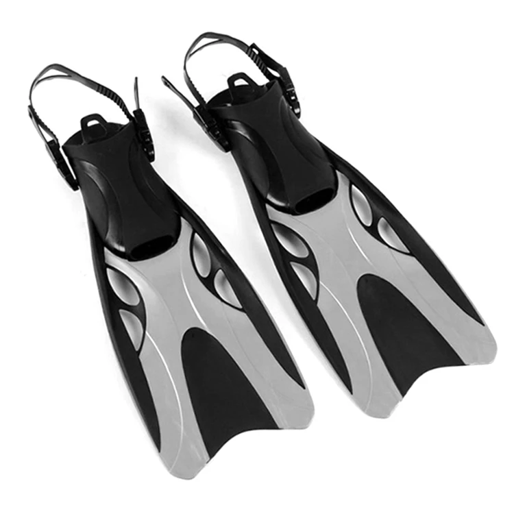 Underwater Fishing Scuba Diving Equipment TPR  Material Power Plastic Freediving Fins