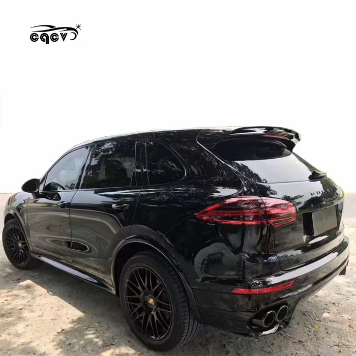 Plastic material turbo body kit for Porsche cayenne 958 front bumper rear diffuser for porsche cayenne 958 facelift