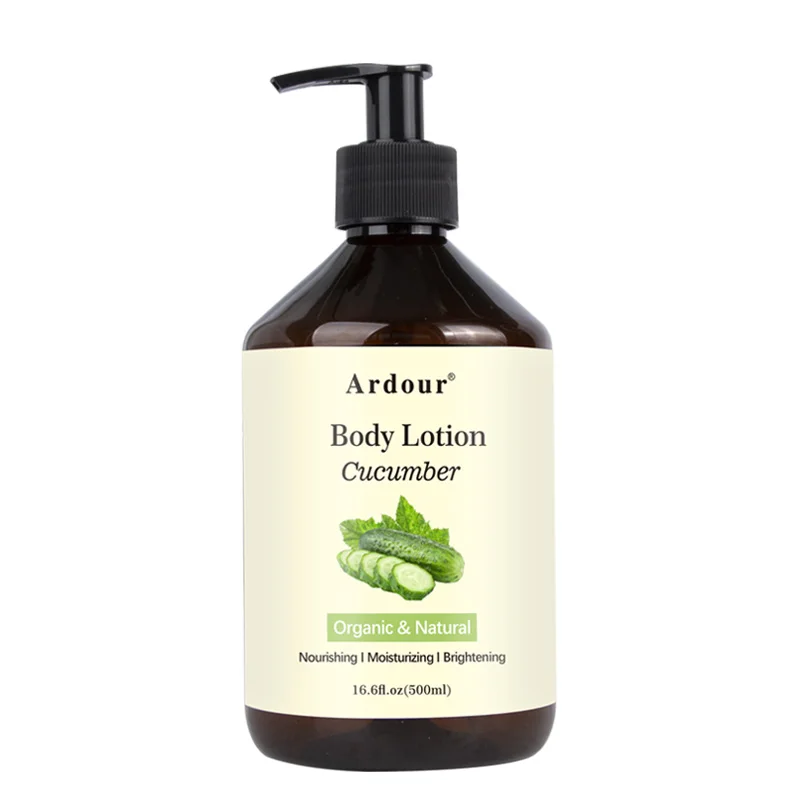 Private Label Refresh Fruit Body Care Lotion Skin Care Hydrating Cucumber Body Cream Butter Lightening Whitening Moisturizing