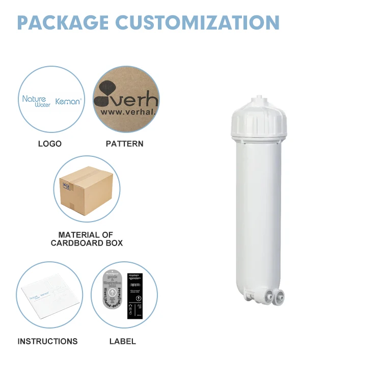 [NW-BR400G] Double O ring 2012 RO membrane housing for residential RO water filter use