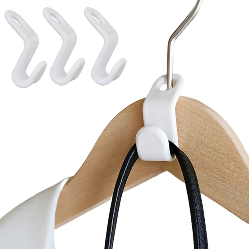 Amazon Hot Selling Cascading Hanger Organizer Plastic Clothes Mini Hanger Connector Hooks For Closet Space Saving