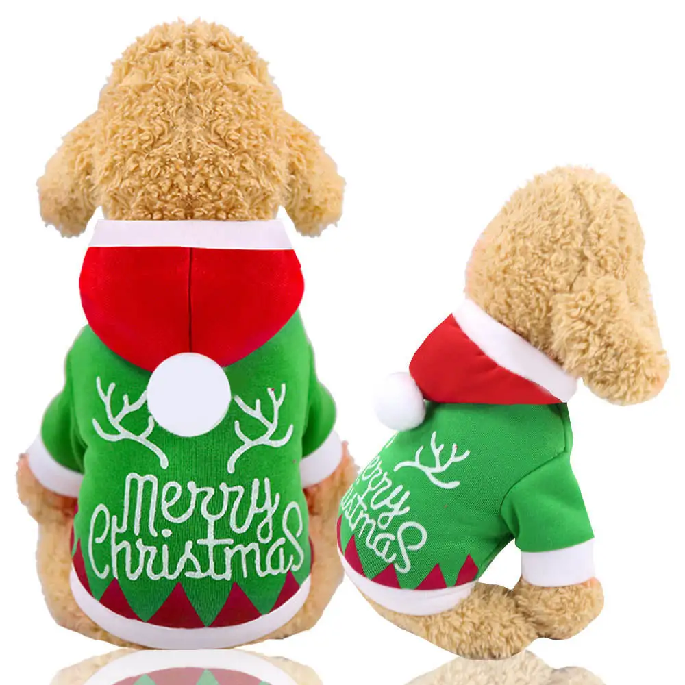 Clothes for Dog Costume Christmas Pet Dog Clothes Winter Hoodie Coat Pet clothing/dress Pet