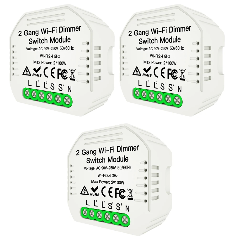 Shwuei Smart Life App Timer Remote Control Wireless Intelligent Automatic Wifi Dimmer Circuit Breaker