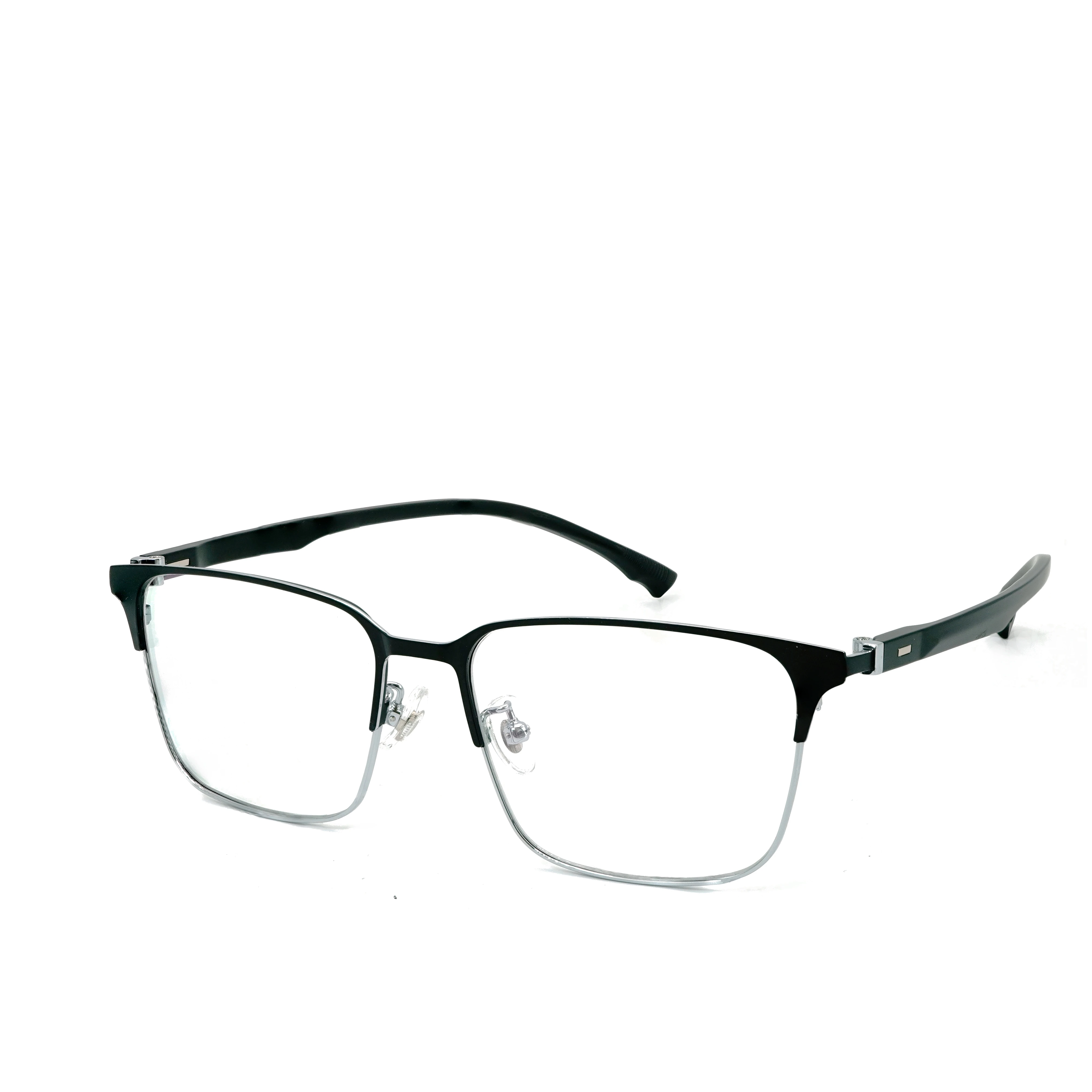 New Vintage Custom Classic Fashion Eyewear Eyeglasses Optical Acetate Frame Eye Glasses With Metal Temple