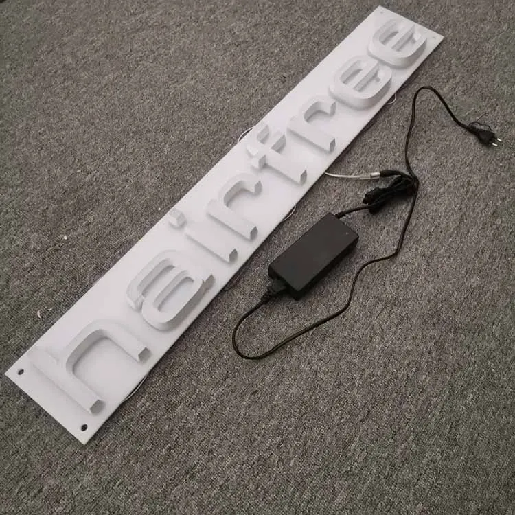 exterior sign outdoor advertising sign shop signboard 3d led acrylic letter