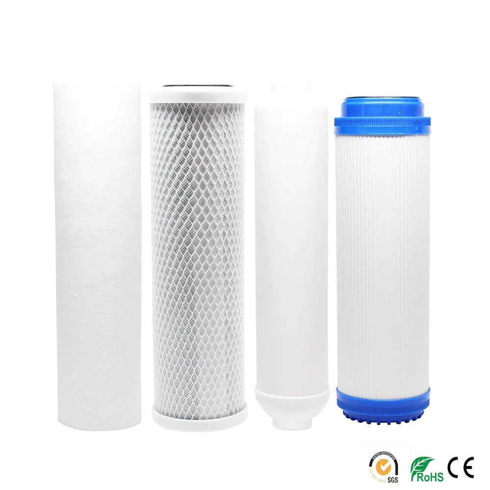 10 inch Universal Three Stages Filter Cartridge Replacement CTO Carbon Block Water Filter Cartridge