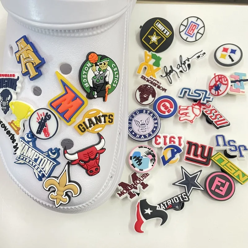 Wholesale Sports Team Shoe Charm accessories Raiders Shoe Decorations for croc charms Clog Charm Gift