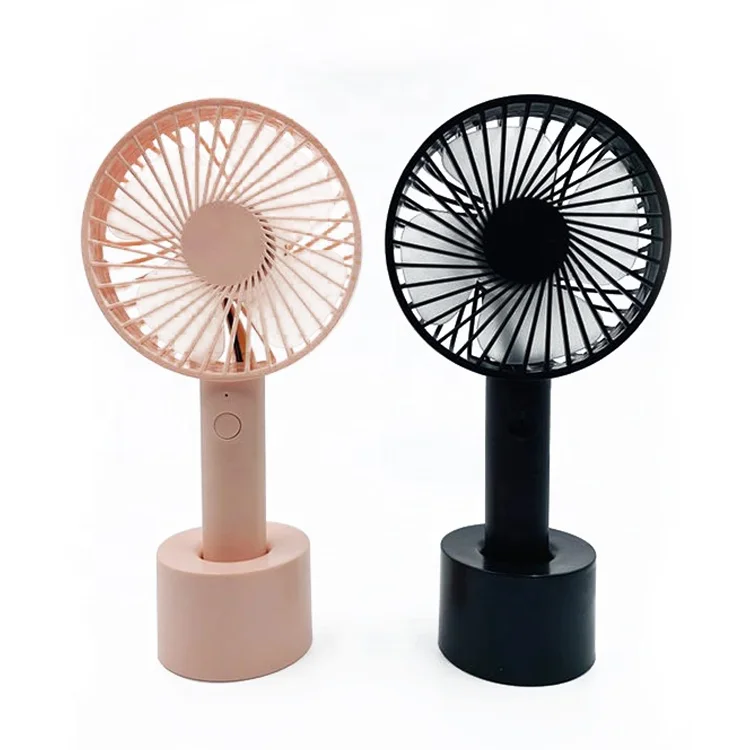China 5W 12V plastic battery operated air cooling small stand rechargeable green wireless portable mini usb desk fan