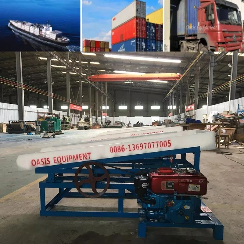 Mixed mercury shaker small plastic shaking tableand medium-sized mine sand gold process gold panning equipment