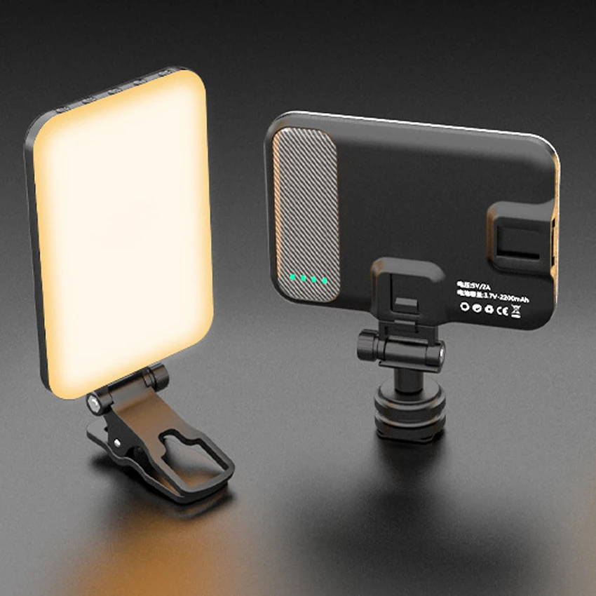 Hot Sale Portable Rechargeable USB LED Selfie Ring Light Led Mobile Phone Selfie Fill Light