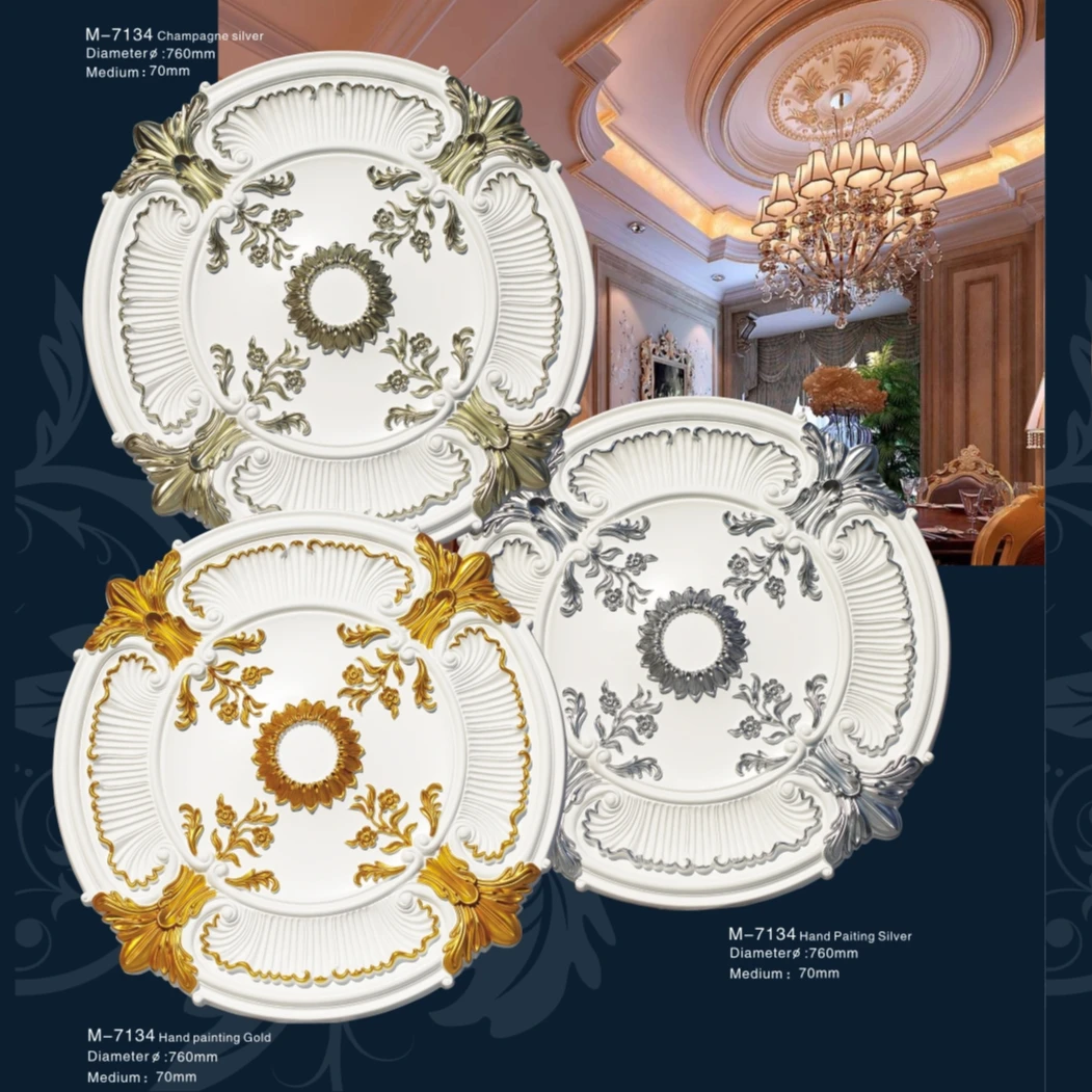 roof decorative ceiling molding ceiling medallion for building decoration