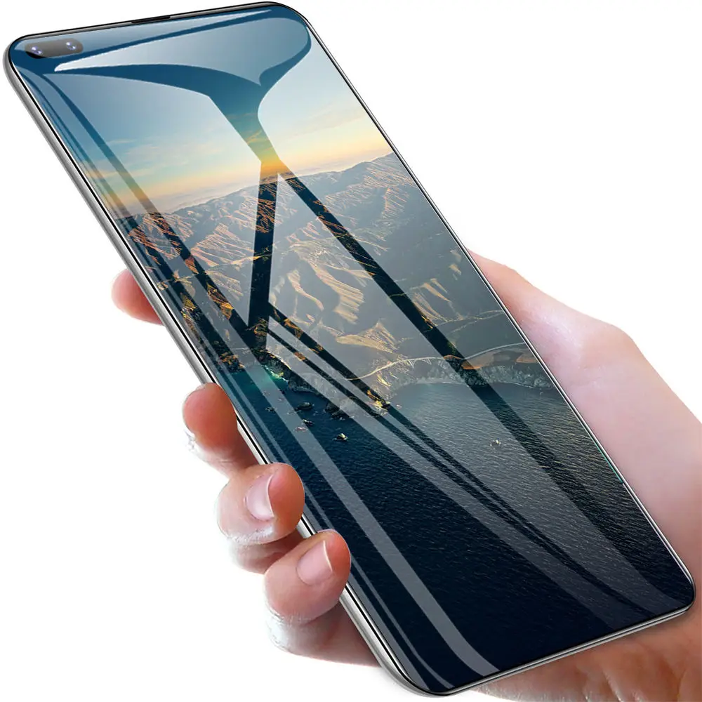 Mate40 Pro 7.3 Inch HD Screen Android Smartphones 12GB+512GB 5G LET 10-Core MTK6889 Dual SIM Mobile Phone GPS Cell Phones