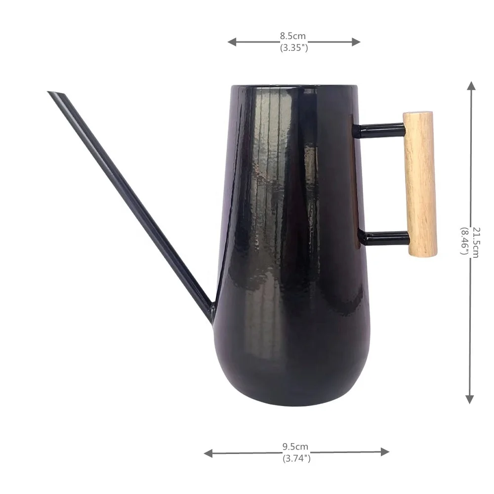 1.6L 1.3L Stainless steel Watering Pot Gardening Embossed Watering Can for Indoor Plants with Long Spout Easy Houseplant