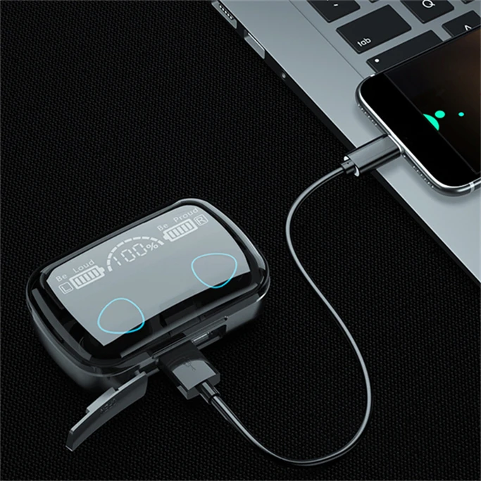 Tws Mini Bt Earphone Noise Canceling Stereo Mini Handfree Touch Control Earbuds With Speaker M10