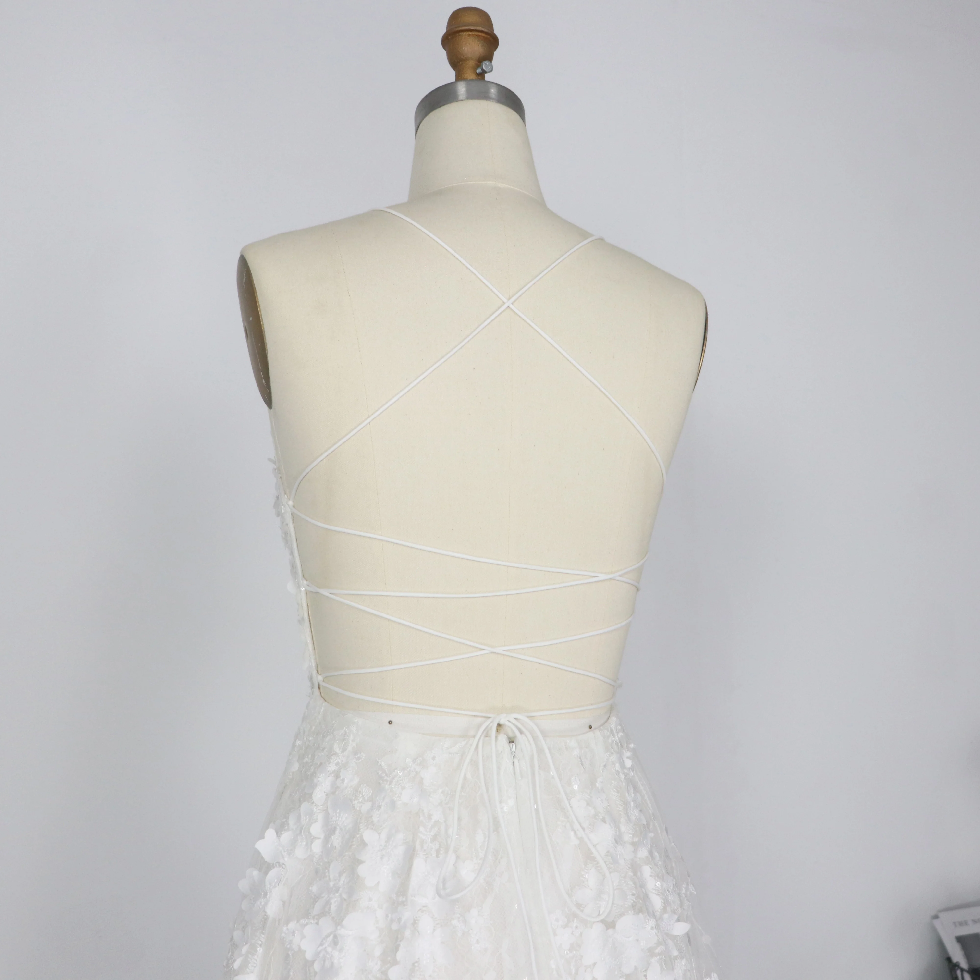 Горячая Распродажа красивое цветочное кружевное вечернее платье с открытой спиной