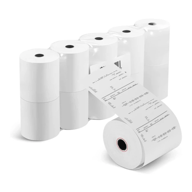 Cheap customized pos atm banknotes 80 x 80 thermal paper rolls Banknote thermal Paper for Registers POS Credit Card Machines