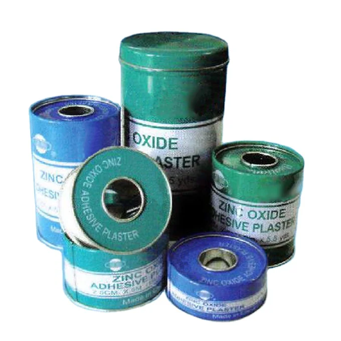 Metal package surgical zinc oxide adhesive plaster