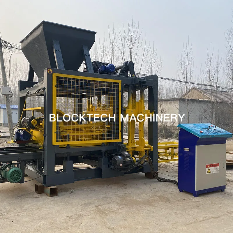 BLOCKTECH QT4-25  ecological bricks used paver block machine for sale interlocking block machine blocks make machines