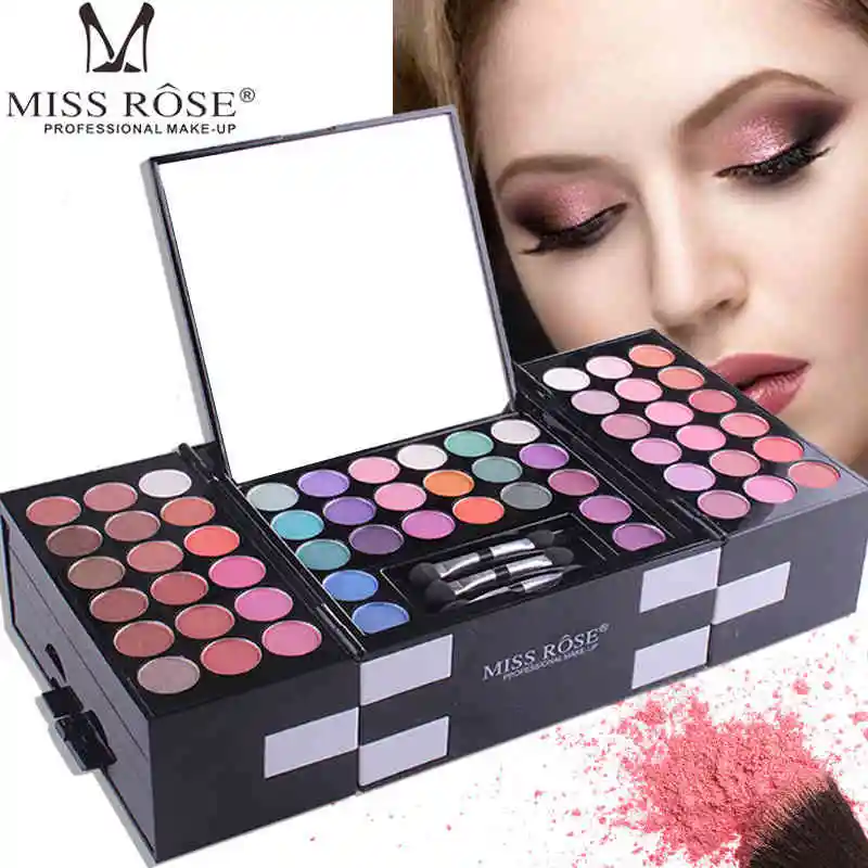 MISS ROSE 142 multi-Colors Make Up Matte Pallet Eye Shadow Eyeshadow Palette Makeup Shadows Palette Kit Cosmetics Set