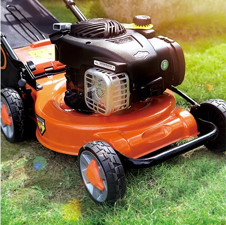 Hand push lawn mower garden grass cutter gasoline lawn mowers mini tractor lawn mower
