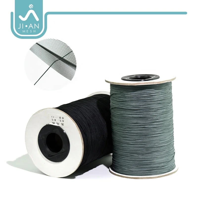 Polyester cord use for folding screen pleated mesh rope net screen pull thread for pleated insect screen mesh rope