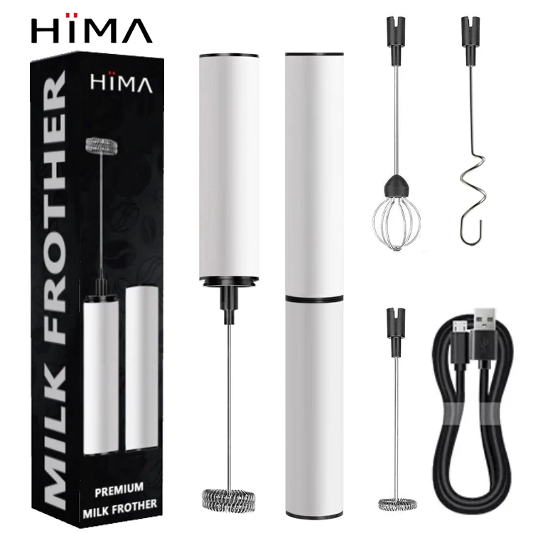 Mini Automatic Milk Frother Espumador De Leche USB Electrico Rechargeable Handheld Milk Frother Stainless Steel Milk Frother