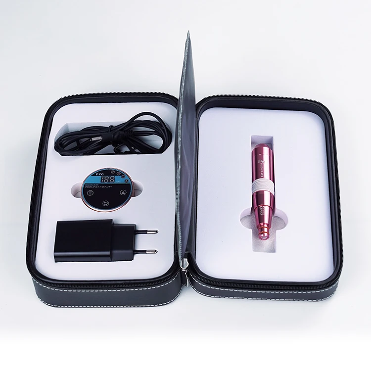 Biomaser P70+9871 black power supply eyebrow pen kit gun tattoo pen cartridge tattoo machine pen with coreless motor