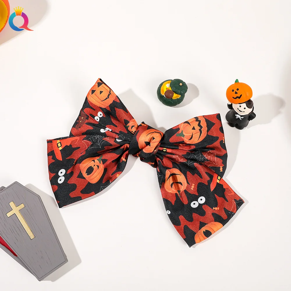 QIYUE Halloween Temperament Back Head Grasping Edge Clip Hair Accessories