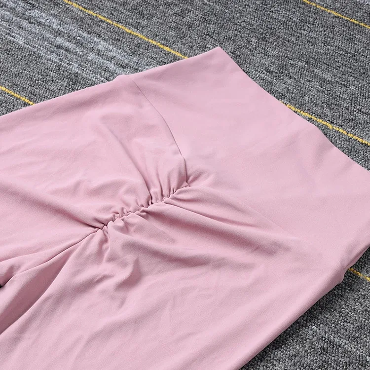 European and American style peach push up bodybuilding high waist beautiful hip sports tight seamless hip yoga pants