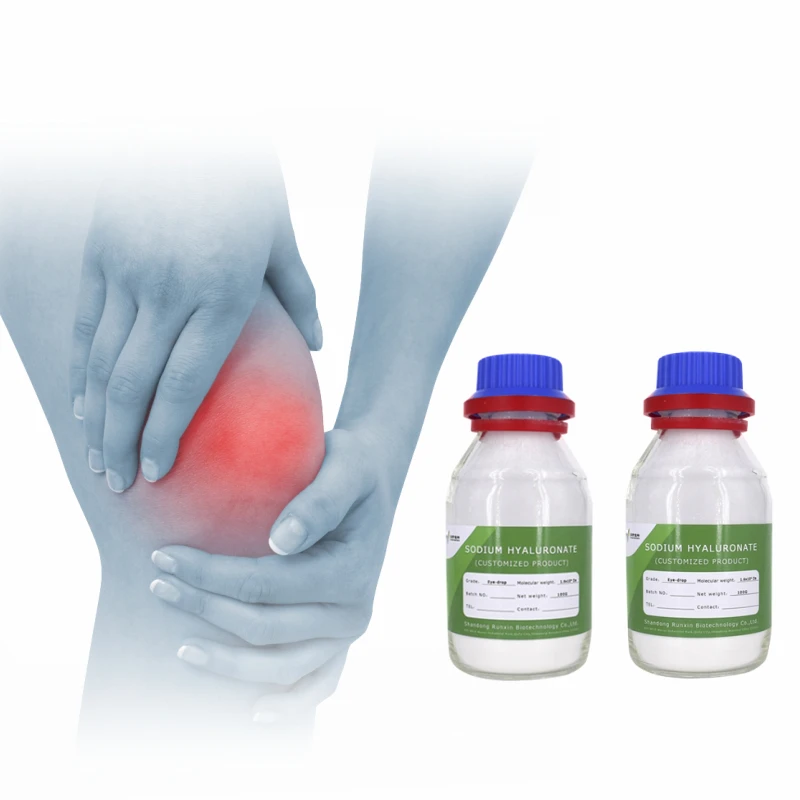 Raw material hyaluronic acid powder for osteoarthritis knee pain gel sodium hyaluronate powder