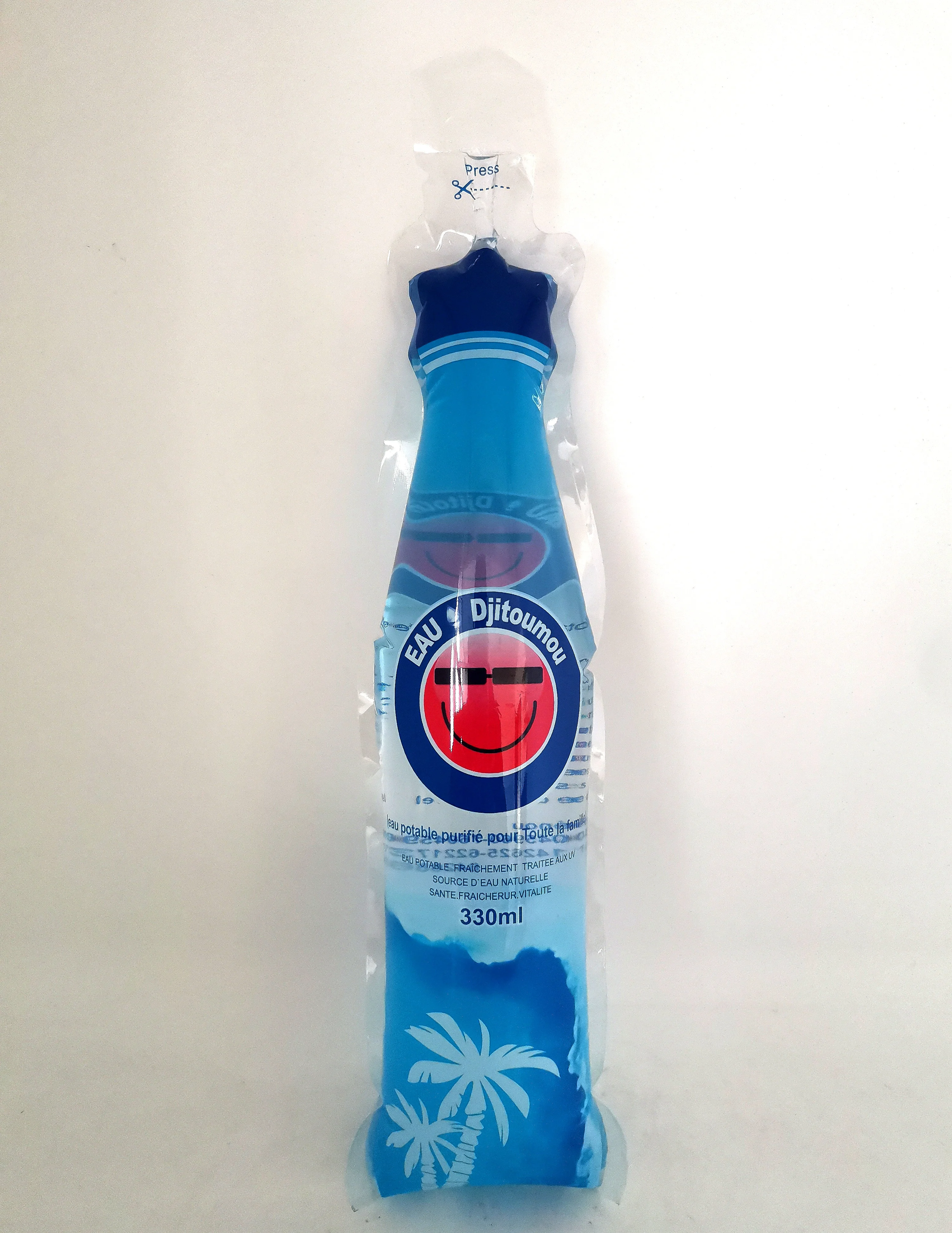 
500ml bottle shaped pure drinking water sachet 