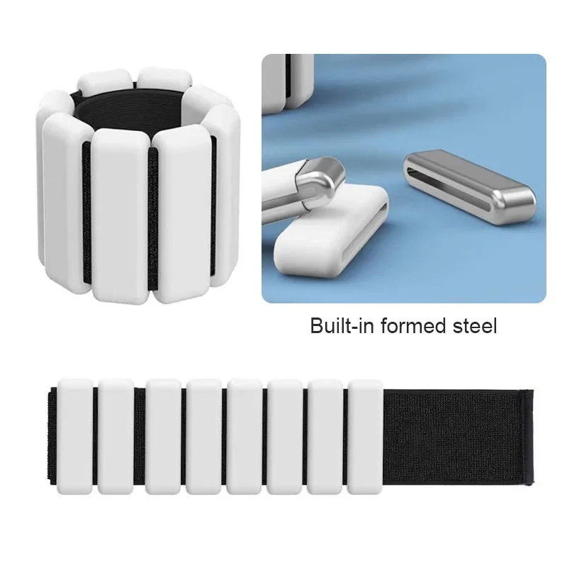 Fitness Yoga Pilates Adjustable Silicone Exercises Wrist Bracelet Weighted Ankle Weights Set