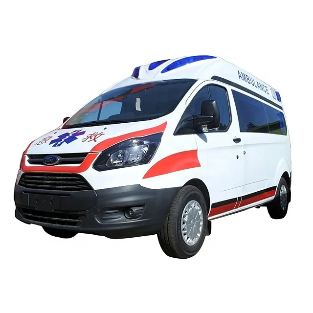 china new ford Mobile Hospital Emergency Ambulance Patient Transport with Medical Equipment for sale