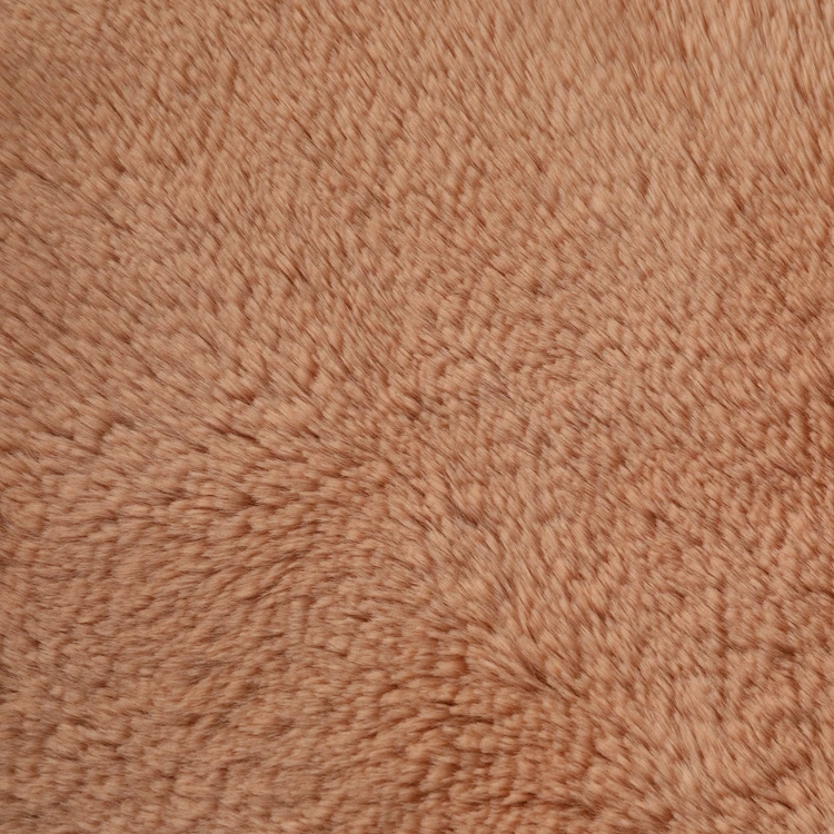 100% Polyester 40Mm  Long Pile Plush Sherpa Faux Fur Fabric