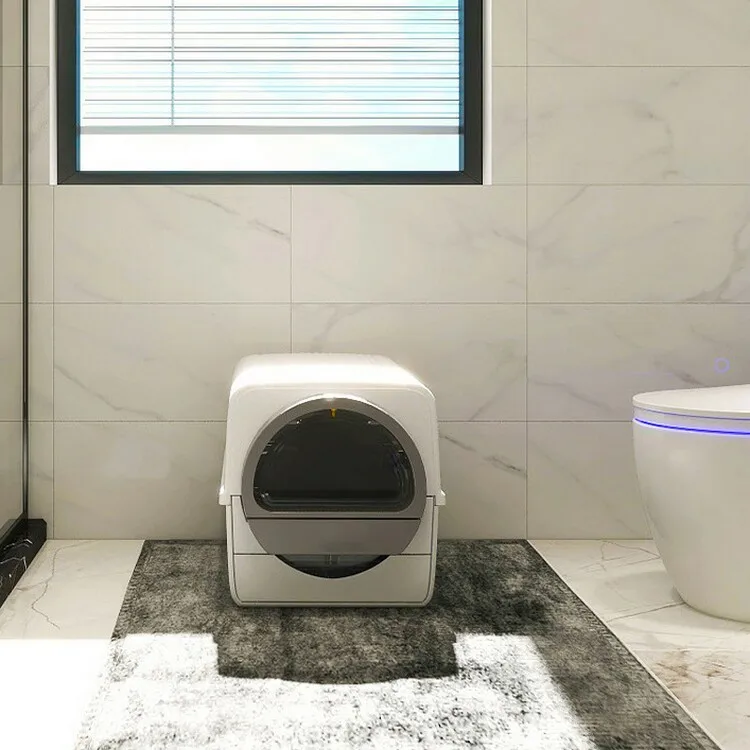 Cleaning Smart Pets Training System Auto Cat Toilet Trainer Semi Closed Smart Self Cleaning cube Cat Litter Box