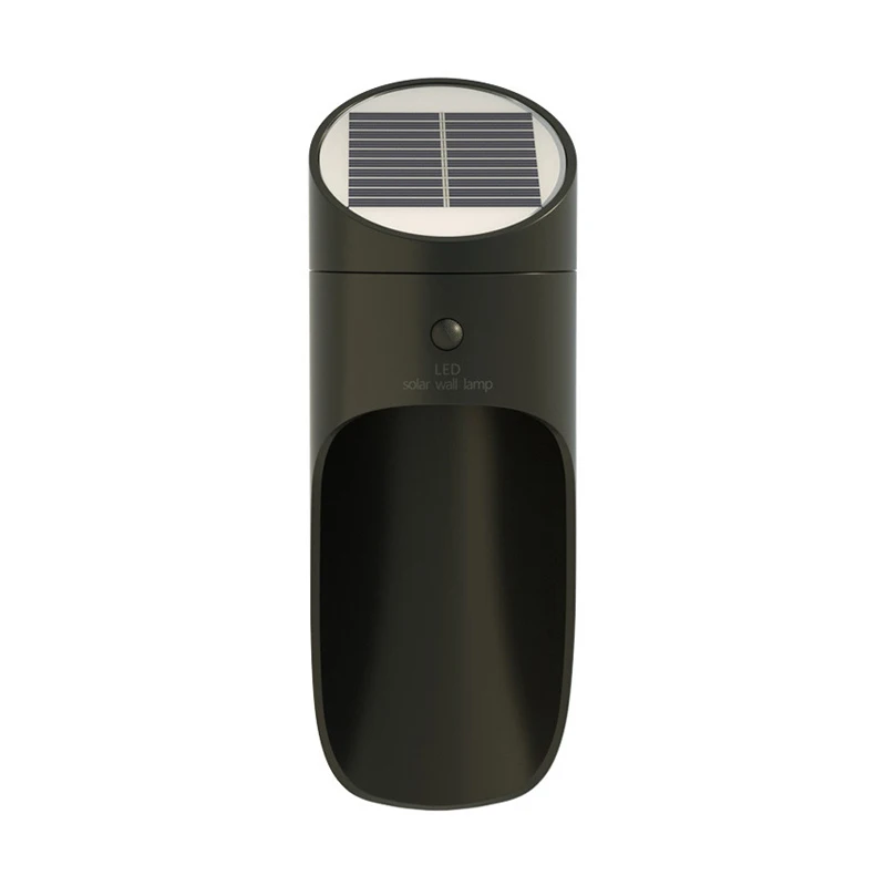 
New ABS solar lights outdoor led lights waterproof smart sensor Unidirectional irradiation wall lamp for garden outdoor lighting 