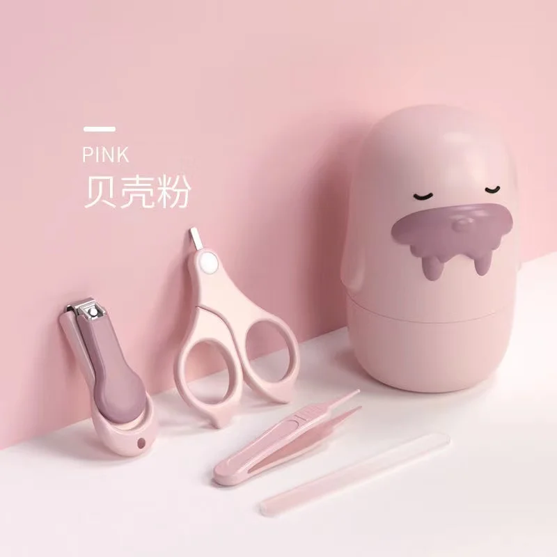Sea lion 4 in 1 baby care kit nail set cute newborn care sets kids baby care products