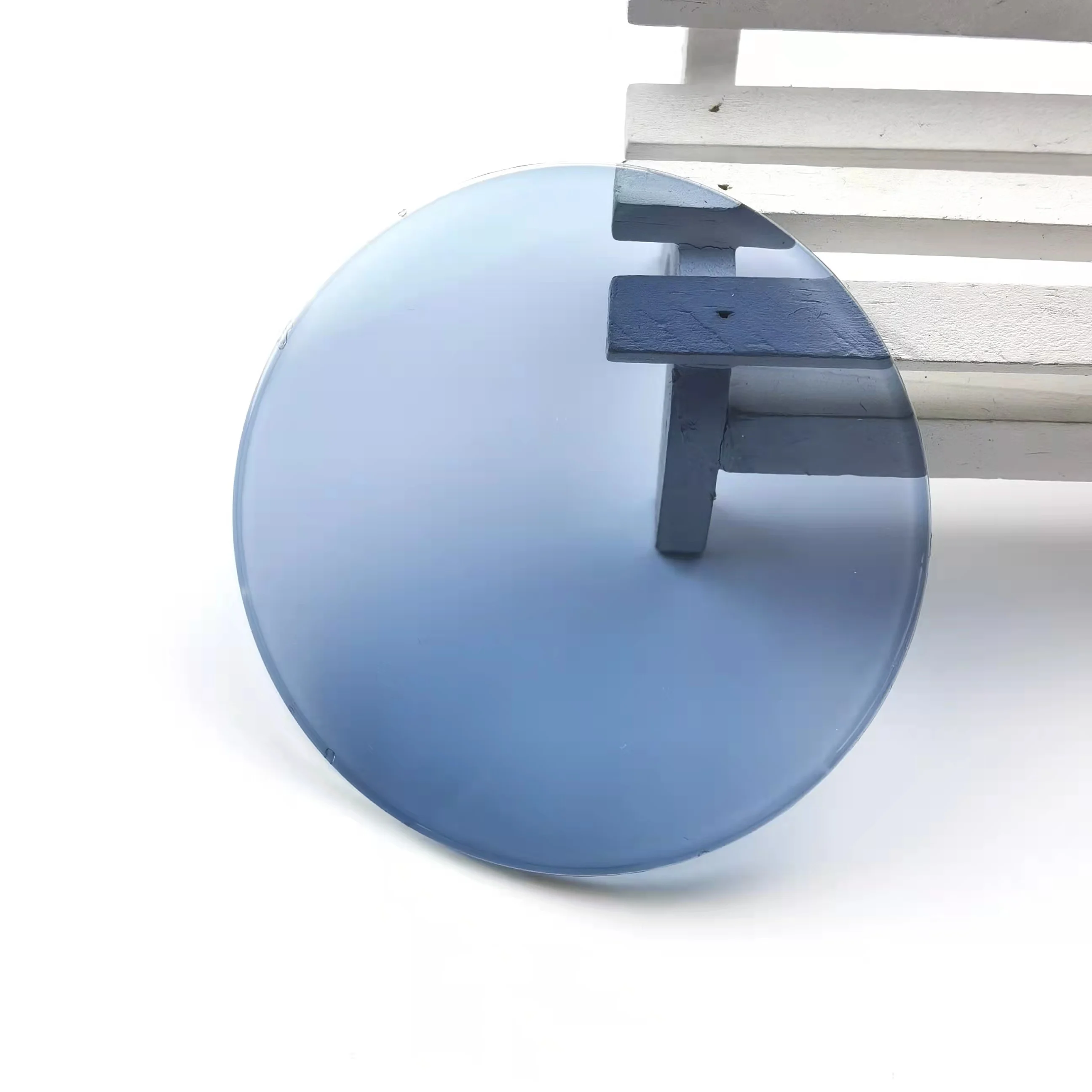 Photochromic Lenses Photo Lenses 70/28 Invisible Blue Bifocal Lens 1.56 CR 39 Round Top Bifocal HMC Photochromic lens