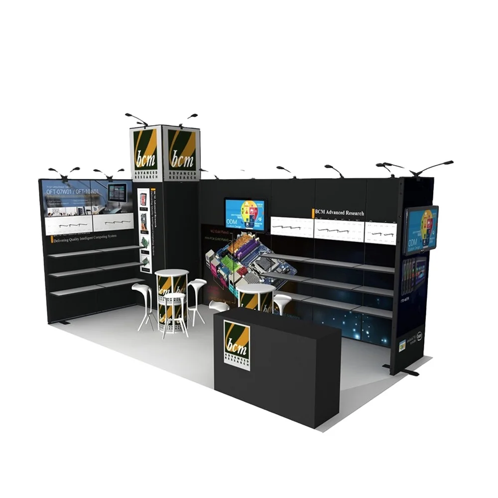 10x20 Trade Show Booth Modular Aluminum Exhibition Display Stand