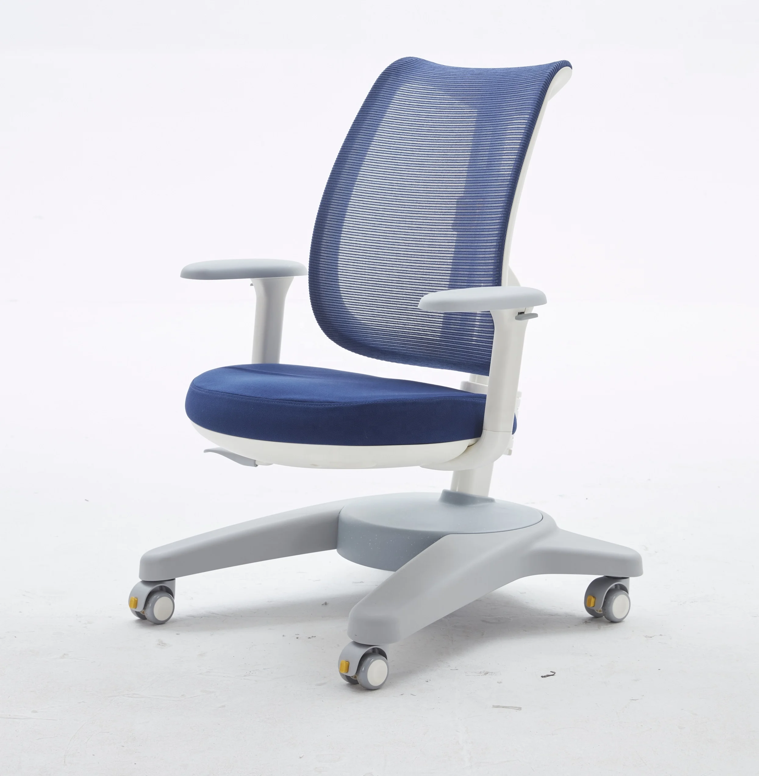 2022  New Hot Sell Ergonomic Height Adjustable Mesh Study Chair for Students Blue/red Modern Metal Stainless Steel