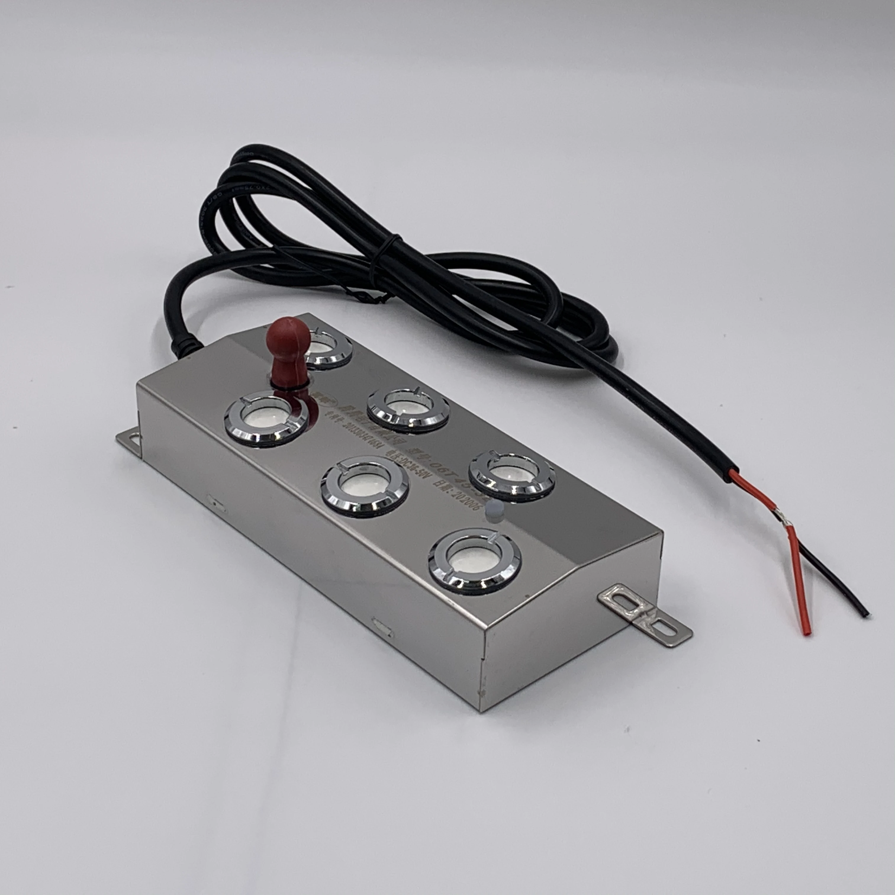 Wide Voltage Ultrasonic Atomizer Ultrasonic Mist Maker 6 Head Fogger Fog Machine 3 L/Hr for Humidifier Air Sterilizer Atomizer